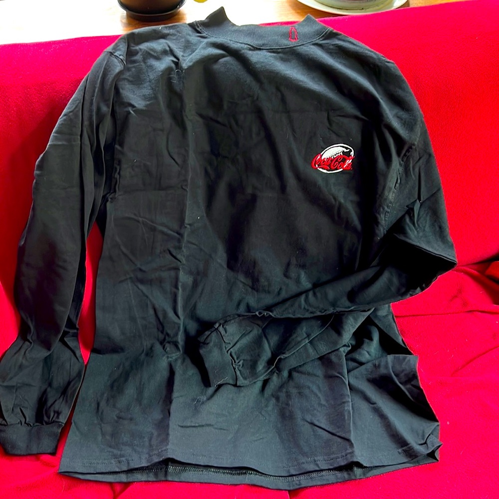 CocaCola Football Mock Turtleneck